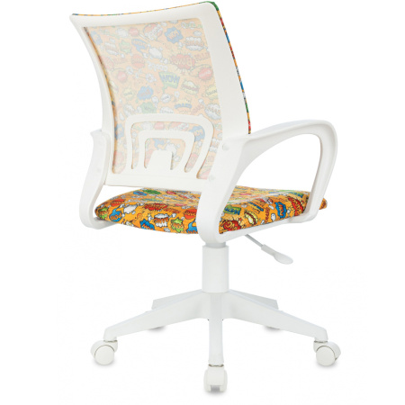 Детское компьютерное кресло Бюрократ BUROKIDS 1 W, оранжевый бэнг