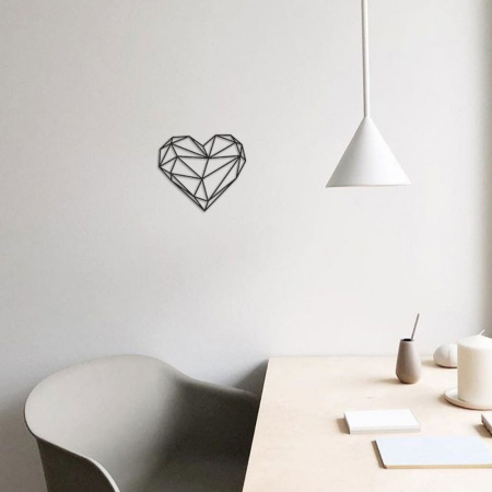 Пано настенное Woodary "2319", 38x33 см, черный Пано настенное Woodary "2319", 38x33 см, черный