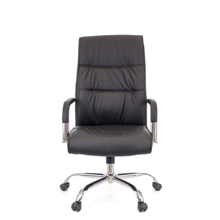 Кресло компьютерное Everprof Bond, экокожа, хром, черный