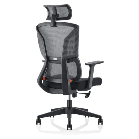 Кресло компьютерное SitZone U-065A, сетка/ткань, черный