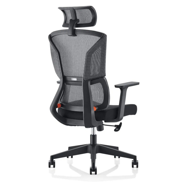 Кресло компьютерное SitZone U-065A, сетка/ткань, черный