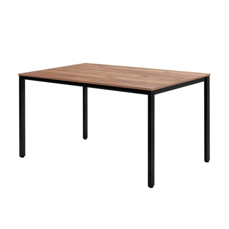 Стол Millwood Сеул, 1300х800 мм, дуб табачный крафт, черный