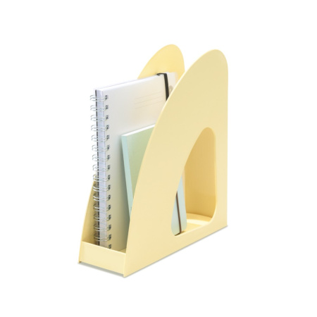 Лоток для бумаги вертикальный Re-Loop, пастельный желтый