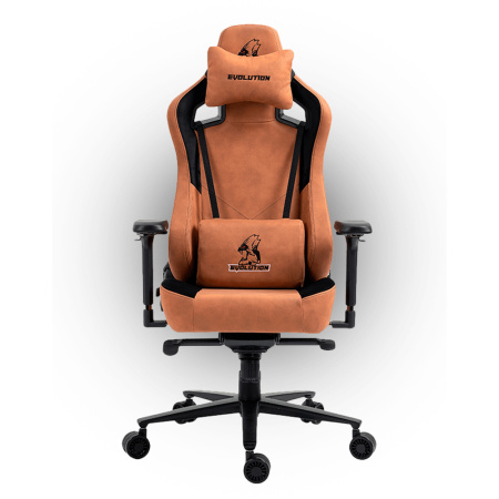 Игровое компьютерное кресло Evolution Project A Fabric, коричневый Игровое компьютерное кресло Evolution Project A Fabric, коричневый