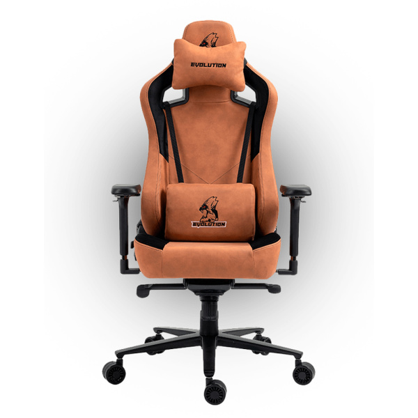 Игровое компьютерное кресло Evolution Project A Fabric, коричневый Игровое компьютерное кресло Evolution Project A Fabric, коричневый