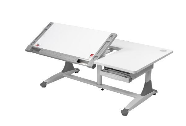 Стол Comf-Pro King Desk, 1400х765х(530-770) мм, белый, зеленый