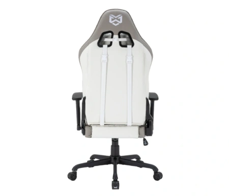 Кресло игровое BRAVE WS-4 Cronus White экокожа, белый, крестов. металл Кресло игровое BRAVE WS-4 Cronus White экокожа, белый, крестов. металл
