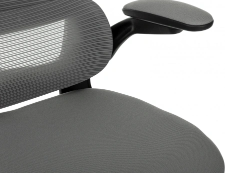 Кресло компьютерное Бюрократ Sigma 1 сетка, ткань, серый