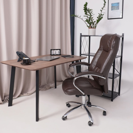 Кресло компьютерное AksHome KING A, темно-коричневый Кресло компьютерное AksHome KING A, темно-коричневый