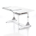 Стол Comf-Pro King Desk, 1400х765х(530-770) мм, белый, зеленый