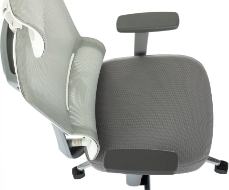 Кресло компьютерное Бюрократ MC-G715N-H, сетка, ткань, серый