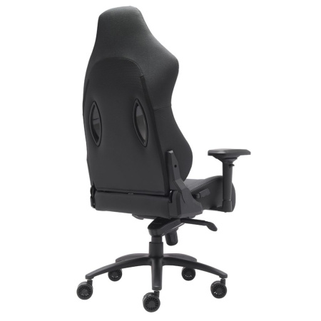 Игровое компьютерное кресло EVERPROF Jaguar, экокожа, металл, черный, белый