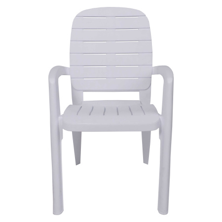 Кресло садовое "Прованс", пластик, белый