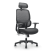 Кресло компьютерное SitZone U-073A, сетка, ткань, пластик, черный, -30%