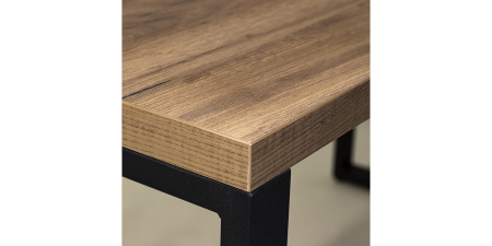 Стол письменный Лофт Каир, черный, табачный крафт Стол письменный Лофт Каир, черный, табачный крафт