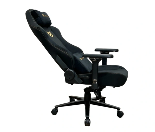 Кресло игровое BRAVE AF-3 Hawk Black ткань, черный, крестов. металл