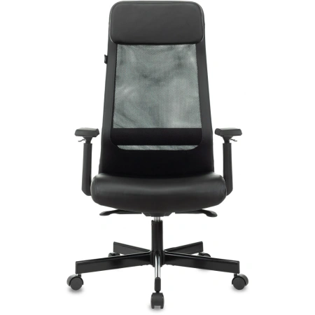 Кресло компьютерное Бюрократ T-995, экокожа/сетка, черный Кресло компьютерное Бюрократ T-995, экокожа/сетка, черный