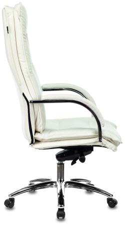 Кресло компьютерное Бюрократ T-9927SL, кожа, слоновая кость