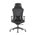 Кресло компьютерное EVOLUTION OFFICE COMFORT, ткань, сетка, пластик, черный