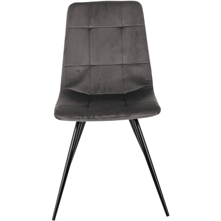 Стул Бюрократ "CH-K1_2", ткань, тёмно-серый, металл, комплект 2 штуки