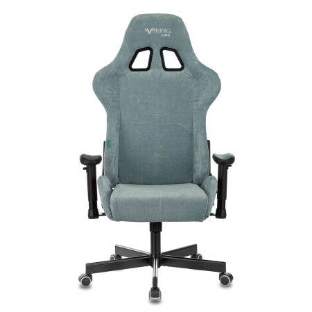 Игровое компьютерное кресло VIKING KNIGHT Fabric Light-28, серо-голубой