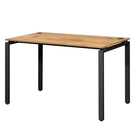 Стол письменный Millwood Лофт Сиэтл (ДТ-5), 1300х700 мм, дуб золотой крафт, черный