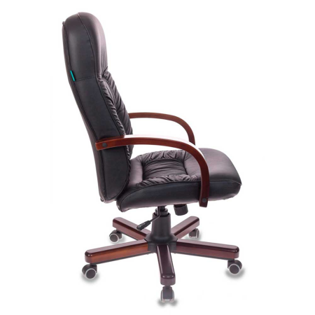 Кресло компьютерное Бюрократ T-9908/WALNUT, черный