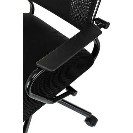 Компьютерное кресло Бюрократ CH Balance, сетка, ткань, черный, металл, черный