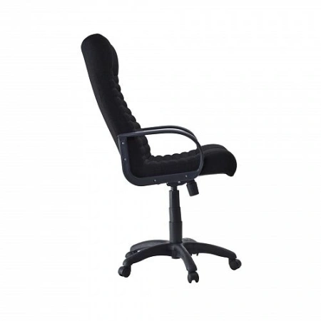 Кресло компьютерное UTFC Атлант В ткань, черный, крестов. пластик