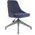 Кресло "Бюрократ CH-340GLZ", ткань, синий, каркас пластик, корпус серый