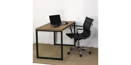 Стол письменный Лофт Каир, черный, табачный крафт Стол письменный Лофт Каир, черный, табачный крафт