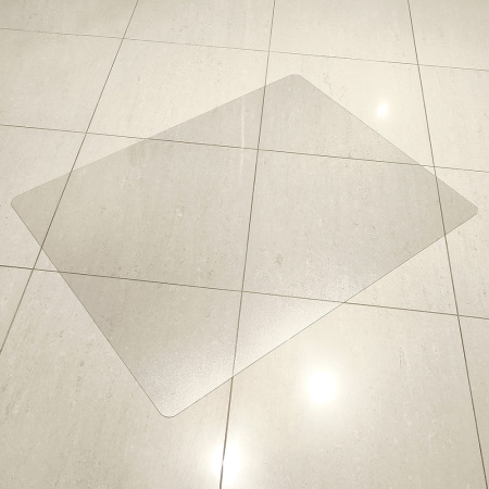 Коврик напольный защитный под кресло 1200x900x2 мм, прозрачный