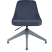 Кресло "Бюрократ CH-340GLZ", ткань, синий, каркас пластик, корпус серый