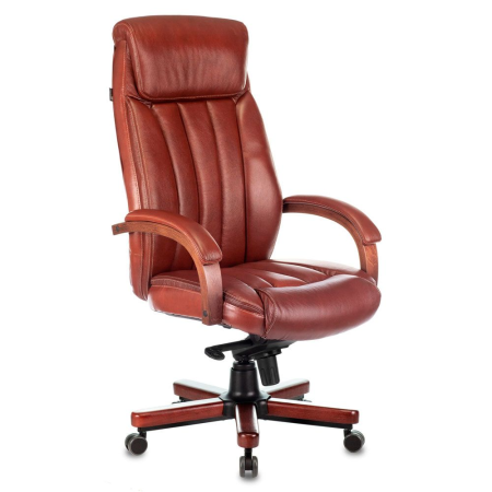 Кресло компьютерное Бюрократ T-9922WALNUT, светло-коричневый