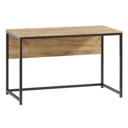 Стол письменный Бейрут ДТ-2, дуб золотой крафт, черный