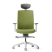 Кресло компьютерное Bestuhl J2, рама белая, зеленый
