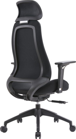 Кресло компьютерное EVERPROF Ant ткань, черный, крестов. пластик