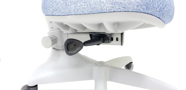 Кресло детское Comf-Pro UR-C3 SPEED ULTRA Chair, пластик, ткань, голубой джинс, пластик, корпус серый, с чехлом салатовым, серый