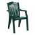Кресло садовое №7 "Премиум-1 "2", пластик, темно-зеленый