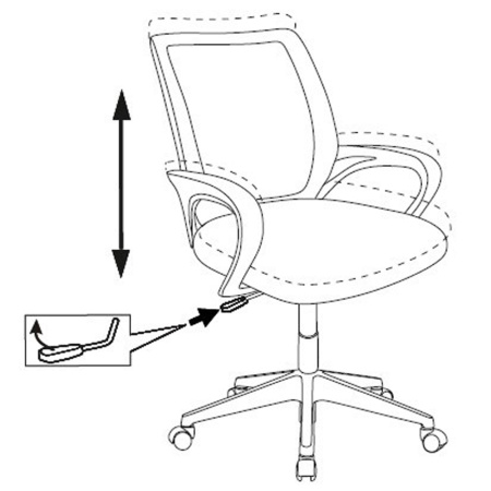 Детское компьютерное кресло Бюрократ CH-W695NLT, темно-синий Детское компьютерное кресло Бюрократ CH-W695NLT, темно-синий
