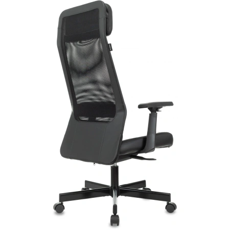 Кресло компьютерное Бюрократ T-995, экокожа/сетка, черный Кресло компьютерное Бюрократ T-995, экокожа/сетка, черный