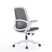 Кресло для персонала SitZone "CH-537B-BS", ткань, пластик, серый, белый
