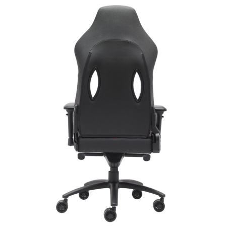 Игровое компьютерное кресло EVERPROF Jaguar, экокожа, металл, черный, красный