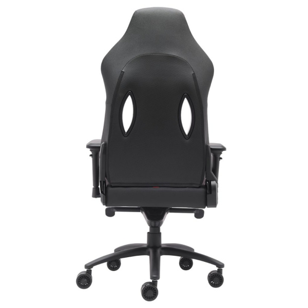 Игровое компьютерное кресло EVERPROF Jaguar, экокожа, металл, черный, красный Игровое компьютерное кресло EVERPROF Jaguar, экокожа, металл, черный, красный