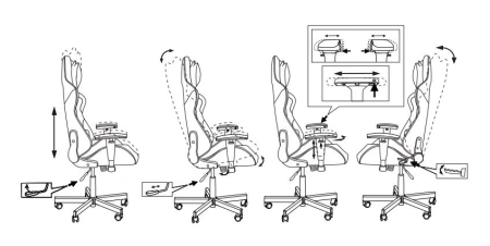 Игровое компьютерное кресло Zombie VIKING 7 KNIGHT Fabric, коричневый