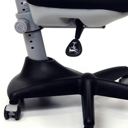 Кресло детское Comf-Pro С3 317 Chair, пластик, ткань, серый, пластик, корпус черный, серый, с чехлом салатовым Кресло детское Comf-Pro С3 317 Chair, пластик, ткань, серый, пластик, корпус черный, серый, с чехлом салатовым