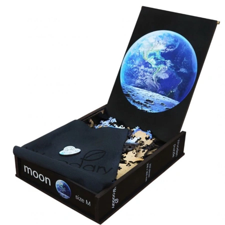 Пазл деревянный "Moon", разноцветный