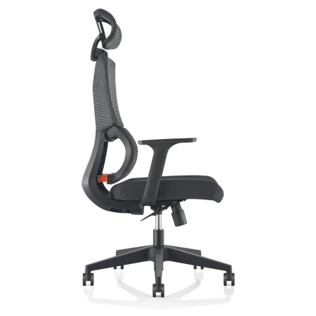 Кресло компьютерное SitZone U-065A, сетка/ткань, черный