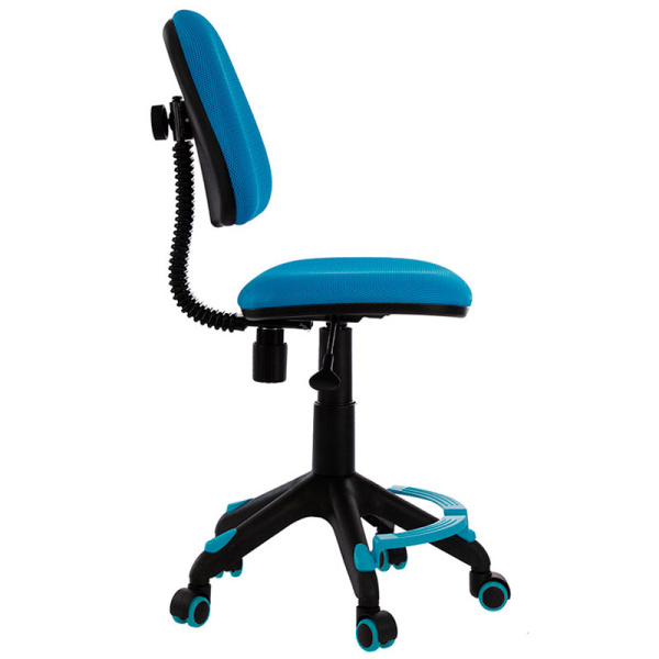 Детское компьютерное кресло Бюрократ KD-4-F/TW-55, голубой Детское компьютерное кресло Бюрократ KD-4-F/TW-55, голубой