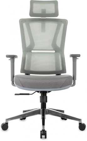 Кресло компьютерное Бюрократ MC-G715N-H, сетка, ткань, серый